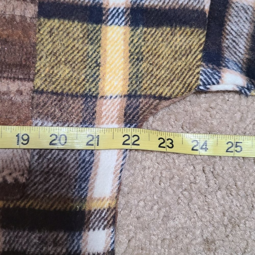 Multi plaid button down shirt jacket shacket - Picture 6 of 6